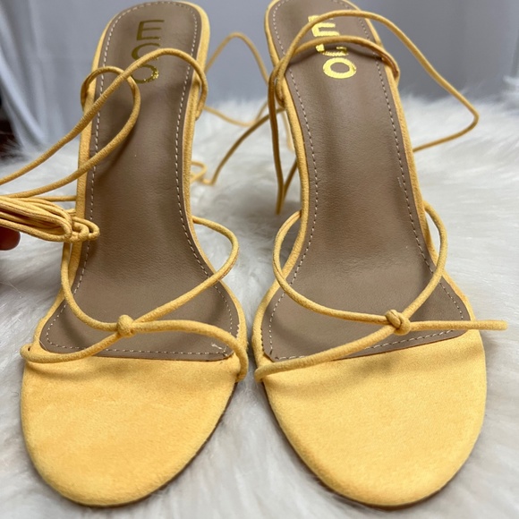 Ego Official Yellow Strapped Heel - Picture 6 of 7